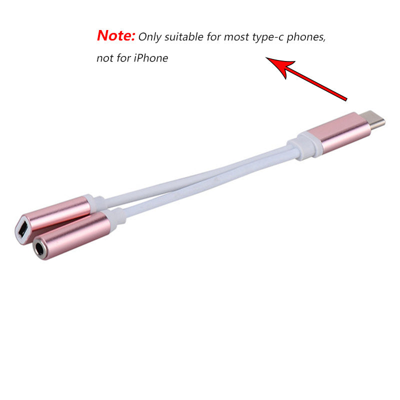 HKM-769171 Lightning Audio Adapter for iPhone - Dual Function Charging & Headphones Compatibility - 135mm Aluminum Alloy Design