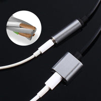 HKM-769171 Lightning Audio Adapter for iPhone - Dual Function Charging & Headphones Compatibility - 135mm Aluminum Alloy Design