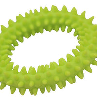 HKM-769299 Durable TPR Spiky Circle Dog Chew Toy for Molar Health and Bite Training