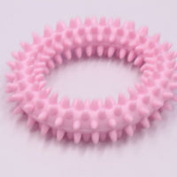 HKM-769299 Durable TPR Spiky Circle Dog Chew Toy for Molar Health and Bite Training