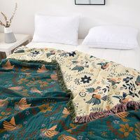 HKM-769427 Summer Air-Conditioned Four-Layer Cotton Towel Blanket in Various Sizes