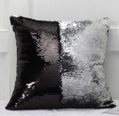 HKM-769491 Double Color Encryption Bolster Pillow Cover - Stylish and Secure Design