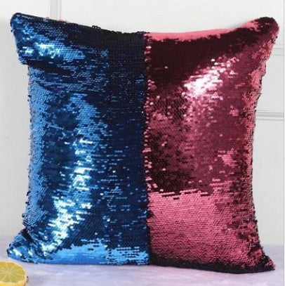 HKM-769491 Double Color Encryption Bolster Pillow Cover - Stylish and Secure Design