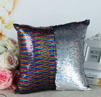 HKM-769491 Double Color Encryption Bolster Pillow Cover - Stylish and Secure Design