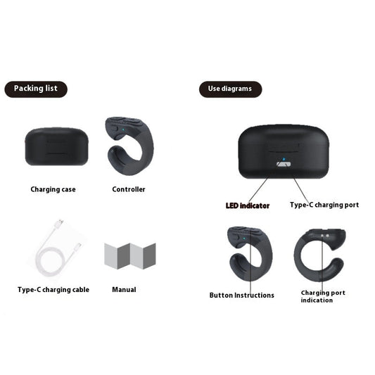 HKM-769619 Bluetooth Remote Control for Mobile Phones - Enhanced Version with 10M Range and Long Battery Life