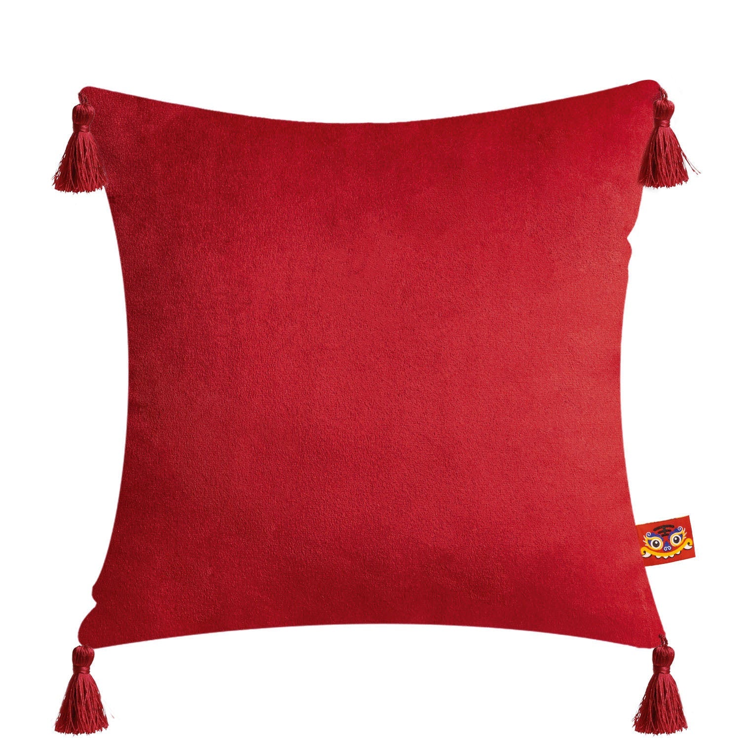 HKM-769811 Living Room Sofa Set with Decorative Tiger Embroidery Cushions and Pillows