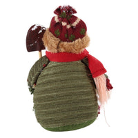 HKM-769875 Christmas Elk, Santa Claus, and Snowman Flannel Decorations - Set of 1 or 3