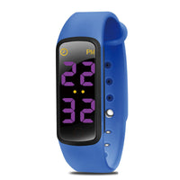 HKM-769939 Three-Color LED Display Waterproof Music Reminder Smart Wristband for Kids