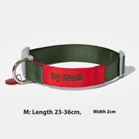 HKM-770131 Comfortable Polyester Dog Collar and Hand Holding Rope Set in Multiple Color Options