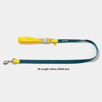 HKM-770131 Comfortable Polyester Dog Collar and Hand Holding Rope Set in Multiple Color Options