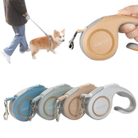 HKM-770259 Automatic Telescopic Leash for Dogs and Cats, 3m Expandable Pet Leash with Ergonomic Grip and Durable Hook