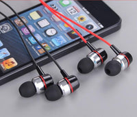 HKM-770323 Metal In-Ear Earphones with 3.5mm Plug and 1.2M Silica Gel Cable for Smartphones and Computers