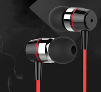HKM-770323 Metal In-Ear Earphones with 3.5mm Plug and 1.2M Silica Gel Cable for Smartphones and Computers