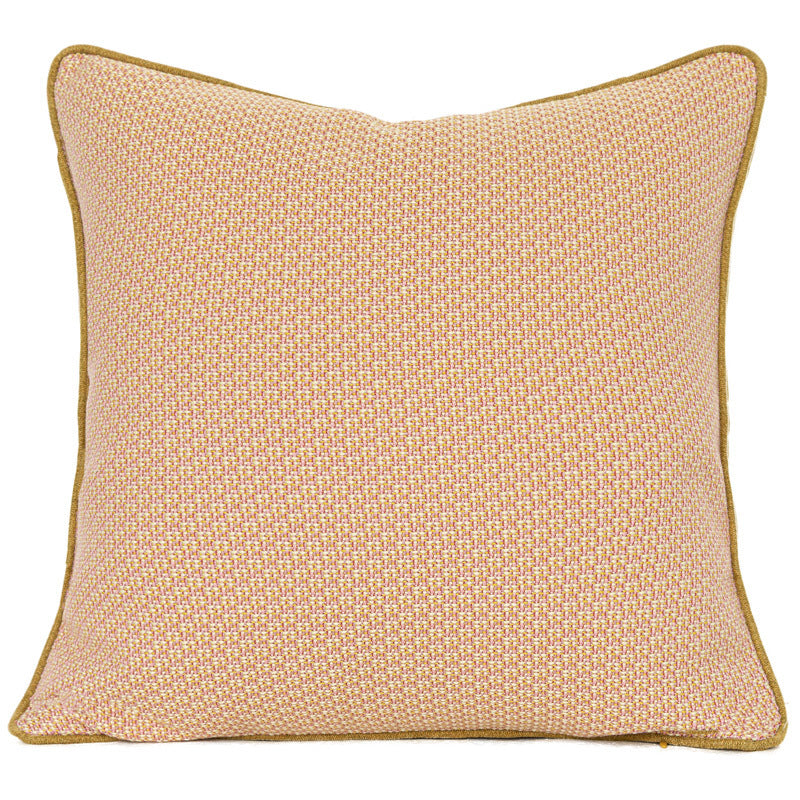 HKM-770387 Modern Minimalist Nordic Style Cotton and Linen Pillowcase with Optional Feather Velvet Core