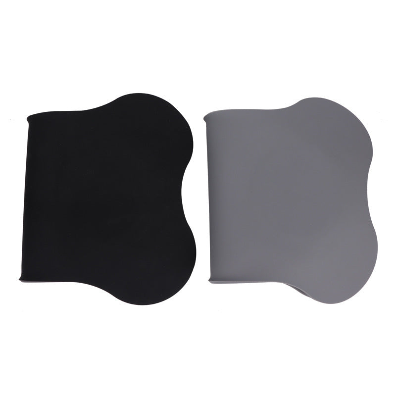 HKM-770451 Collapsible Food Grade Silicone Pet Bowl - Black/Grey, 43.5x25.5cm