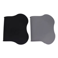 HKM-770451 Collapsible Food Grade Silicone Pet Bowl - Black/Grey, 43.5x25.5cm