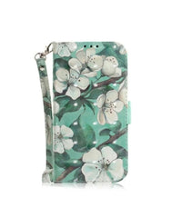 HKM-770515 Chinese Style Flip Leather Protective Case for Huawei with Animal Design, Green