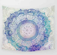 HKM-770579 Geometric Indian Mandala Tapestry - Ethnic Wall Hanging, 148x200cm, Polyester Fiber