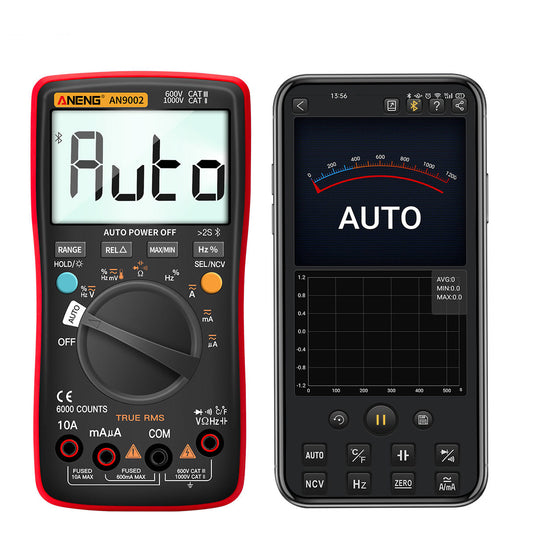 HKM-770771 Digital Multimeter for Professional Measurements - Resistance, Voltage, Current Testing, Handheld Design, Auto Range