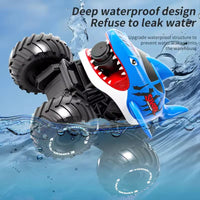 HKM-770835 Amphibious Remote Control Stunt Car with Water Jet Function for Indoor and Outdoor Play