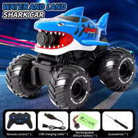 HKM-770835 Amphibious Remote Control Stunt Car with Water Jet Function for Indoor and Outdoor Play
