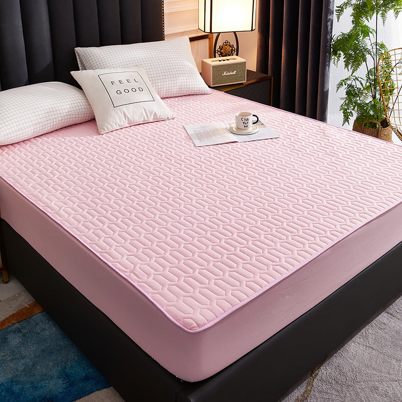 HKM-770899 Polyester Cotton Mattress Cover with Reactive Printing - Available in Various Colors