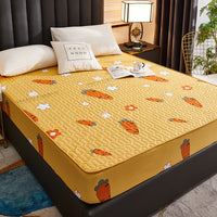 HKM-770899 Polyester Cotton Mattress Cover with Reactive Printing - Available in Various Colors