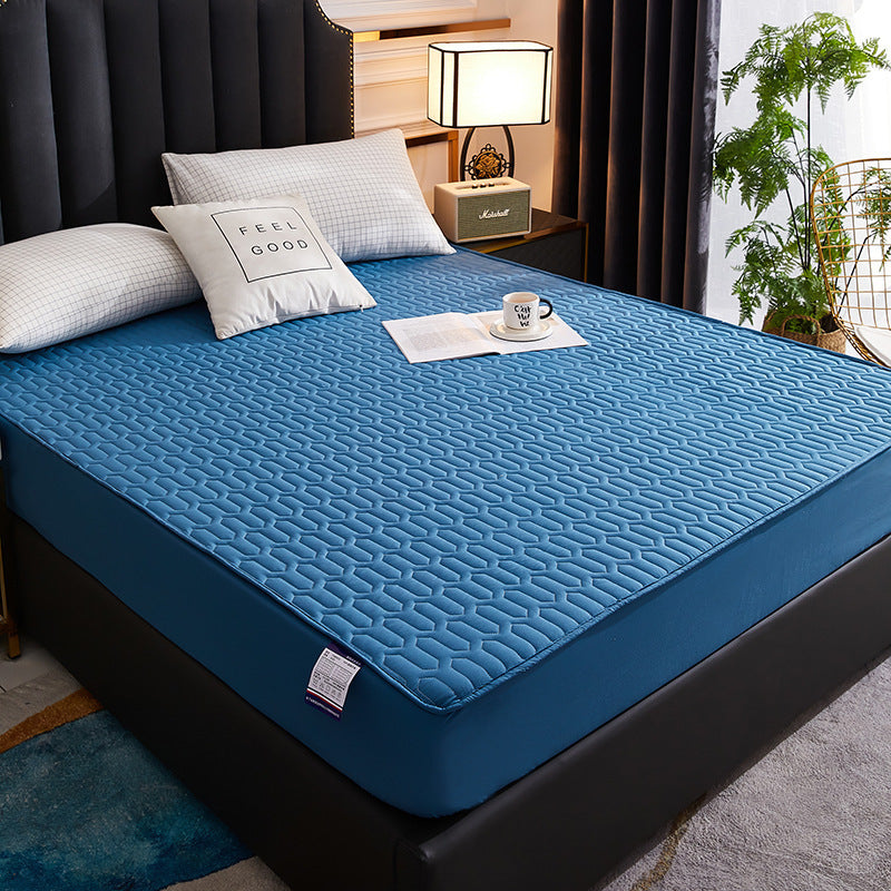 HKM-770899 Polyester Cotton Mattress Cover with Reactive Printing - Available in Various Colors