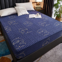 HKM-770899 Polyester Cotton Mattress Cover with Reactive Printing - Available in Various Colors