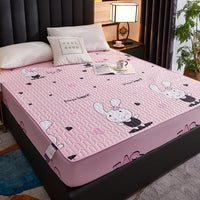 HKM-770899 Polyester Cotton Mattress Cover with Reactive Printing - Available in Various Colors