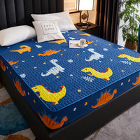 HKM-770899 Polyester Cotton Mattress Cover with Reactive Printing - Available in Various Colors