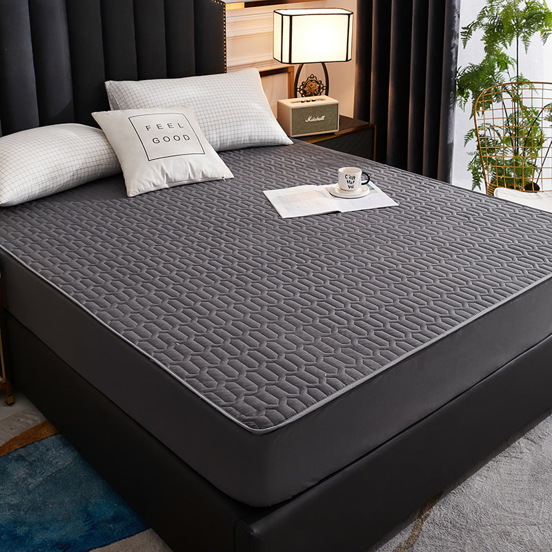 HKM-770899 Polyester Cotton Mattress Cover with Reactive Printing - Available in Various Colors