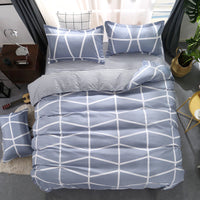 HKM-770899 Soft Cotton Bedding Set - 3 or 4 Pieces with Polyester Fiber