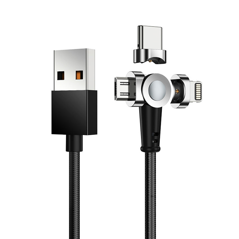 HKM-770963 3-in-1 Magnetic Charging Cable for Seamless Connectivity and Convenience