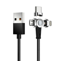 HKM-770963 3-in-1 Magnetic Charging Cable for Seamless Connectivity and Convenience