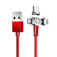 HKM-770963 3-in-1 Magnetic Charging Cable for Seamless Connectivity and Convenience