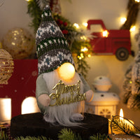 HKM-771027 Creative Christmas Decorations - Lighted Christmas Dwarf Figures