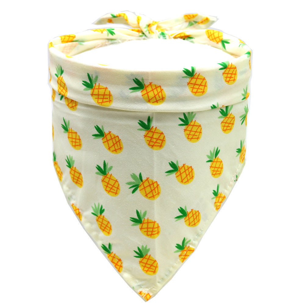 HKM-771283 Pet Saliva Towel - Soft Cotton Triangle Towel for Small & Medium/Large Dogs