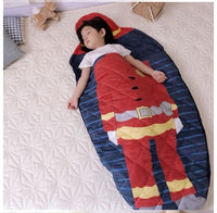 HKM-771411 Cotton Cartoon Anti-Kick Sleeping Bag for Babies - 150cm x 75cm