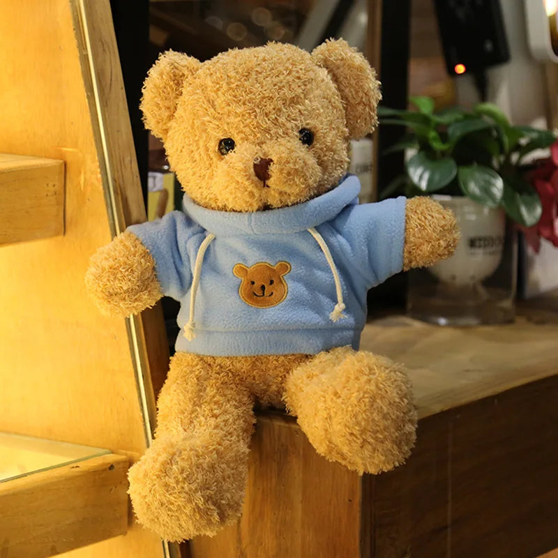 KTX-771411 Custom Butterfly Design Plush Teddy Bear - Soft Stuffed Toy, 25cm-99cm, Ideal Comforter Gift