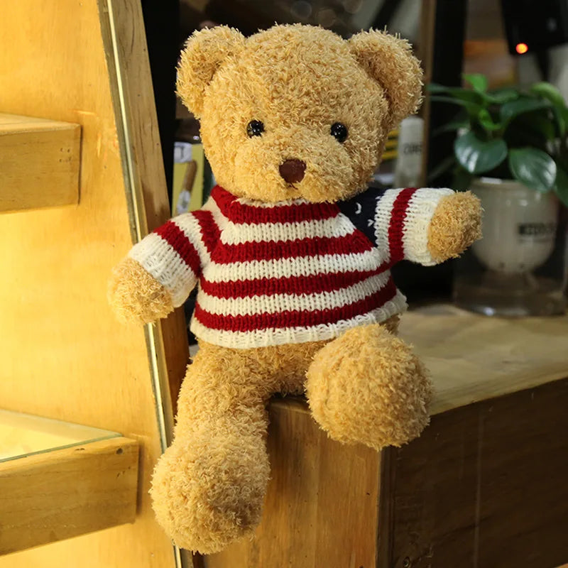 KTX-771411 Custom Butterfly Design Plush Teddy Bear - Soft Stuffed Toy, 25cm-99cm, Ideal Comforter Gift