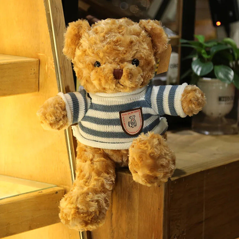 KTX-771411 Custom Butterfly Design Plush Teddy Bear - Soft Stuffed Toy, 25cm-99cm, Ideal Comforter Gift