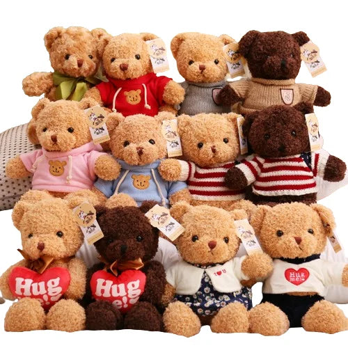 KTX-771411 Custom Butterfly Design Plush Teddy Bear - Soft Stuffed Toy, 25cm-99cm, Ideal Comforter Gift