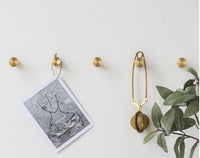 HKM-771411 Nordic Copper Umbrella Coat Hook - Stylish and Functional Wall-Mounted Storage Solution