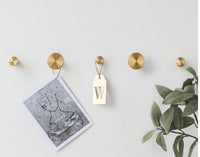 HKM-771411 Nordic Copper Umbrella Coat Hook - Stylish and Functional Wall-Mounted Storage Solution