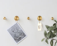 HKM-771411 Nordic Copper Umbrella Coat Hook - Stylish and Functional Wall-Mounted Storage Solution