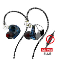 HKM-771475 TRN ST1 In-Ear Earphones with 1DD + 1BA Hybrid Driver and Optional Microphone
