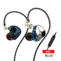 HKM-771475 TRN ST1 In-Ear Earphones with 1DD + 1BA Hybrid Driver and Optional Microphone