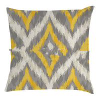 HKM-771539 Linen Hand-Painted Bee and Owl Sofa Pillowcase in Modern Geometric Design, 45x45cm