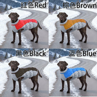HKM-771731 Waterproof Windproof Pet Coat for Small and Medium Dogs in Red, Black, Camel, and Peacock Blue